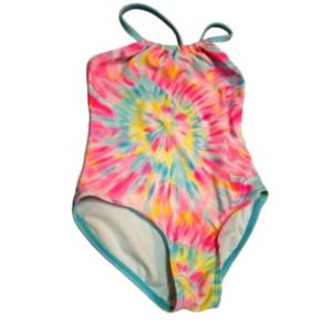 🌟 2T Girls One Piece Tie Dye Swimsuit 🌟